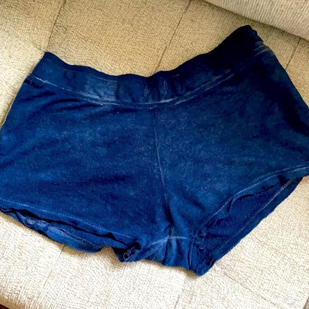 Ocean Drive navy blue cotton stretchy shorts